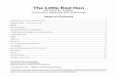 The Little Red Hen - · PDF file©Milliken Publishing Company 1 The Little Red Hen INTRODUCTION TO THE LITTLE RED HEN The Little Red Hen, a classic story of a hardworking hen and her