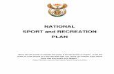 NATIONAL SPORT and RECREATION PLAN - Western · PDF fileThe National Sport and Recreation Plan (NSRP ... development, talent identification and/or activities for previously disadvantaged