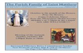 October is the month of the Rosary. Pray the Miraculous ...stmatthewnorwalk.org/wp-content/uploads/2014/01/October-04-2015.pdf · Pray the Miraculous Medal Novena Monday’s at 7:30pm