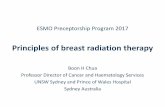 Principles of breast radiation therapy - oncologypro.esmo.orgoncologypro.esmo.org/content/download/125659/2375426/file/2017... · Principles of breast radiation therapy ... ─Rapid