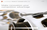Product Design Suite 2016 Brochure - Cadac Group · PDF fileDesign remarkable products in a complete Digital Prototyping workflow Autodesk Product Design Suite helps you innovate,