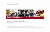 World Language Assessment Handbook - Xavier Universityxavier.edu/education/documents/TPA_world_lang_handbook.pdf · portfolio assessments to evaluate teaching quality. ... TPA World