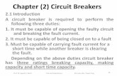 Chapter (2) Circuit Breakers - Bu Shoubra/Electrical... · Chapter (2) Circuit Breakers 2.1 Introduction ... The current transformer C.T. is connected with its primary in series with