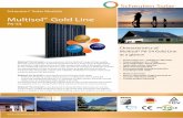 Multisol Gold Line - ENF Solar · PDF file  Multisol® P6-54 Gold is a new extension of the Multisol® range of high quality German made modules, designed and produced for a