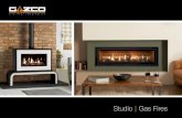 Studio | Gas Fires - Stovax & Gazcobrochures.stovax.com/brochures/pdf/studio-gas-fires.pdf · 3 Studio 3 Balanced Flue, Expression frame in Graphite with Log-effect fuel bed and Vermiculite