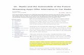 13 - Radio and the Automobile of the Future Streaming Apps ... · PDF file1 13 - Radio and the Automobile of the Future Streaming Apps Offer Alternative to Car Radio By Keith Barry