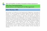 Atul Humar, MD - Canadian Society of · PDF fileEBV Post Transplantation Implications and Approach to Management Atul Humar, MD 2017 CST-Astellas Canadian Transplant Fellows Symposium