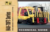 Hyster H40-70FT Lift Truck  · PDF fileHyster H40-70FT Lift Truck Dimensions ... ITA Class II mounting ... (LFL) VISTA® mast with maximum fork height of 129.0" (3277 mm)