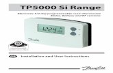 TP5000 Si Range - Alde UK - Welcome to Alde UK · PDF fileTP5000 Si Range Installation and User Instructions Electronic 5/2 day programmable room thermostat Mains, Battery and RF versions