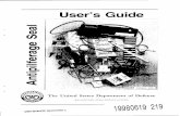 User's Guide - Defense Technical Information · PDF fileUser's Guide October 1997 | The United States Department of Defense ... NSN 7540-01-280-5500 Standard Form 298 (Rev. 2-89) Prescribed