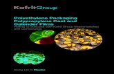 Polyethylene Packaging Polypropylene Cast and · PDF filePolyethylene Packaging Polypropylene Cast and ... CPP, PE), PC sheet ... gloss when used in cast film or HDPE and HMW–HDPE
