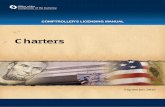 COMPTROLLER’S LICENSING MANUAL - OCC: Home · PDF fileIntroduction . Comptroller’s Licensing Manual 2 Charters. of terms used in the booklet is provided as well as a reference