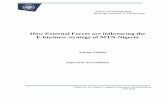 How External Forces are influencing the E-business ...828344/FULLTEXT01.pdf · How External Forces are influencing the . E-business strategy of ... enormous impact on many companies