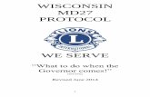 WE SERVE - Wisconsin Lionswisconsinlions.org/wp-content/uploads/Protocol-Book-2014.pdf · Sample Club President Charter Acceptance Speech 78 Guiding Lion 79 What is a Lion? 80 Selling