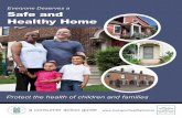 Everyone Deserves a Safe and Healthy Home - A Factsheet ... · PDF fileEveryone Deserves a Safe and Healthy Home ... dizzy, or your eyes might water, sting or ... eat, drink, or smoke
