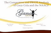 The Competitive and SWOT Analysis of Coca-Cola and  · PDF file03.05.2011 · The Competitive and SWOT Analysis of Coca-Cola and the NAACP Devin Edwards Jeremy Johnson