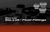 Sta- · PDF file3 Sta-Lok ® Fluid Fittings 2 Sta-Lok ® Fluid Fittings FEATURES AND BENEFITS STA-LOK® FLUID FITTING versus MS HEX NUT FITTING ®Sta-Lok Fluid Fittings