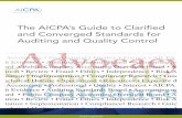 The AICPA’s Guide to Clarified and Converged Standards for ... · PDF file2 The Clarity Project The AICPA’s Auditing Standards Board (ASB) is nearing completion of its Clarity