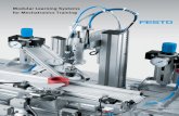 Modular Learning Systems for Mechatronics Training - · PDF fileModular Learning Systems for Mechatronics Training ... exercises for each MPS ... of customized training solutions.