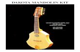 DAKOTA MANDOLIN KIT -   · PDF fileDAKOTA MANDOLIN KIT MUSICMAKER’S KITS, INC PO Box 2117 Stillwater, MN 55082 651-439-9120 harpkit.com