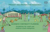BUSINESS CONTINUITY PLANNING Guidelines for small …ed_emp/documents/publication/... · Ideally, these guidelines for business continuity planning will be constantly updated and