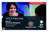 F5 Performance Management - · PDF fileACCA APPROVED CONTENT PROVIDER ACCA Passcards Paper F5 Performance Management Passcards for exams up to June 2015 ACF5PC14.indd 1 30/05/2014
