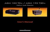 Helium Leak Detector - PTB  · PDF fileASM 182 TD+ / ASM 192 T2D+ Helium Leak Detector User’s Manual