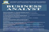 Business Analyst cover - SRCC Analyst vol 35 issue 2.pdf · ANALYST BUSINESS Volume 35 Issue 2 ... Superiority of shareholders wealth vis-a-vis maximization of profits is a well ...