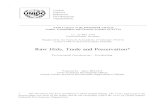 Raw Hide, Trade and Preservation* - Leather Panel · PDF fileSALIENT FEATURES OF MEAT PRODUCTION 3. SALIENT FEATURES OF THE CURRENT PRODUCTION OF HIDES AND SKINS 4. ... Agreement on