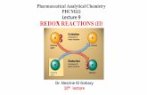 Pharmaceutical Analytical Chemistry PHCM223 Lecture …pbt.guc.edu.eg/Download.ashx?id=505&file=PHCM223_Lecture10_SS1… · Pharmaceutical Analytical Chemistry PHCM223 Lecture 9 ...