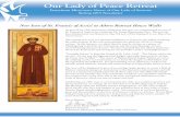 New Icon of St. Francis of Assisi to Adorn Retreat House …olpretreat.org/Documents/websnl.pdf · New Icon of St. Francis of Assisi to Adorn Retreat House ... surrender myself ...