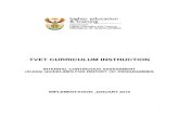 TVET CURRICULUM INSTRUCTION - dhet.gov.za Education and Training College/REPORT 191... · Report 191 ICASS Guidelines January 2017 6 Department of Higher Education and Training 3.