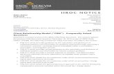 Client Relationship Model (“CRM”) - Frequently Asked · PDF fileCRM - Frequently Asked Questions [as at May 30, 2016] IIROC Notice 16-0113 – Rules Notice – Technical – Dealer
