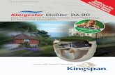 BioDisc BA-BD 8pp:Nov09 - Alpha Environmental · PDF filedrainage, the Klargester ... Klargester BioDisc® BA-BD from Kingspan Environmental 4 BA-BD Single House Multiple Houses ...