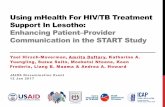 Using mHealthFor HIV/TB Treatment Support In Lesotho ...healthcommcapacity.org/wp-content/uploads/2017/01/Daftary_JAIDS-M... · Angela Campbell,Sidney Carillo ... This project was