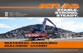 StaBle. 33.3 - 36 t StroNG. SteaDY. - Atlas  · PDF file  WheelMatereIalD e haxcavator 150WNDlING MachINe 350Mh StaBle. StroNG. SteaDY. 33.3 - 36 t 180 kW (245 hp) 13.5 - 18.2 m3