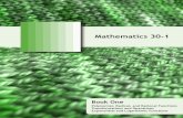 Math 30-1: Workbook  · PDF fileBook One Polynomial, Radical, and Rational Functions Transformations and Operations Exponential and Logarithmic Functions Mathematics 30-1