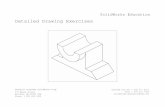 Detailed Drawing Exercises - SolidWorksfiles.solidworks.com/.../EDU_Detailed_Drawings_Exercises_2017.pdf · SolidWorks Education . Detailed Drawing Exercises . Dassault Systèmes