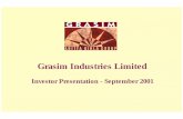 Grasim Industries Limited - aceanalyser.com Call/100303_20080508.pdf · 2! Grasim's Business Profile " Cement " VSF " Sponge Iron " Textiles! Divisional Overview! Restructuring Efforts!