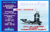 ELECTRIC PUMPS MHC SERIES - Mody Pumpmodypump.com/wp-content/uploads/2017/04/Mody-MHC-Flyer-60-50… · Slurry Pumps MHC Series 28% Hi-chrome The MHC Pumps are designed for portable