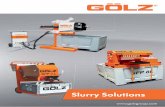 PB Schlammrecycling en - Gölz · PDF filePowered 100% by air, the new SFP 8L is the portable so lution for concrete slurry processing. ... installation as pneumatic airsupply, slurry