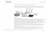 Cisco Aironet Wireless Access Points - · PDF fileCisco Aironet Wireless Access Points As WLAN deployments expand, ... Cisco Aironet 1200 Series Access Points may be field-upgraded