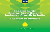 Food Security, Energy Security, and Inclusive Growth in ... · PDF fileFood security, energy security, and inclusive growth in India: ... The TA project report ... Energy Security,
