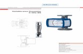 GR Variable-area flowmeter H 250/M9 - rehe- · PDF fileH 250... flow measurement can’t be easier or more flexible one all-metal flowmeter four electrical add-on devices: ESK 2-wire