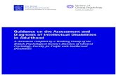 Guidance on the Assessment and Diagnosis of Intellectual ... assessment guidance.pdf · 2 Guidance on the Assessment and Diagnosis of Intellectual Disabilities in Adulthood This document
