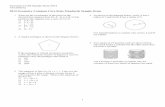 2014 Geometry Common Core State Standards Sample · PDF file1 2014 Geometry Common Core State Standards Sample Items ... partitions the segment into a ratio of 3 to 2? 1) ... sinA