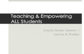 Teaching & Empowering ALL Students · PDF fileCLASS/COMMUNITY PROFILE Interests: -socializing, sports, performing arts (dance and drama), facebook, reading Classroom Strengths-attentive-good
