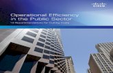 Operational Efficiency in the Public Sector - · PDF fileRecommendation 1 Enable Location-Independent Working At Cisco, we think the ability of workers to enjoy location independence