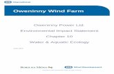 Oweninny Wind Farm -   · PDF file10. WATER QUALITY, FISHERIES AND AQUATIC ECOLOGY 10.1 10. 1 INTRODUCTION 10.1 10.1.1 Relevant legislation 10.2 10.1.2 Hydrology of the site 10.3