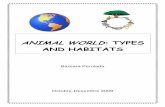 ANIMAL WORLD: TYPES AND HABITATS -  · PDF fileComplete the mind map: ... _____ Worksheet 3 Animal Passport Appearance. What is ... ANIMAL WORLD: TYPES AND HABITATS
